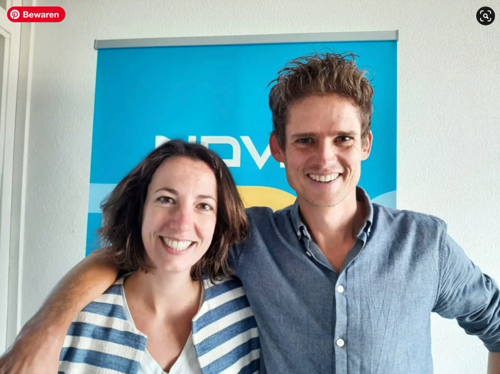 Pascale en Wim van Klein Groenrijk op bezoek bij Novo3 voor een radio interview